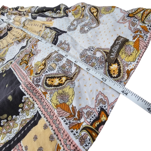 Matilda Jane Adventure Begins Paisley Flowy Cottagecore Maxi Dress Size Medium - Picture 9 of 13